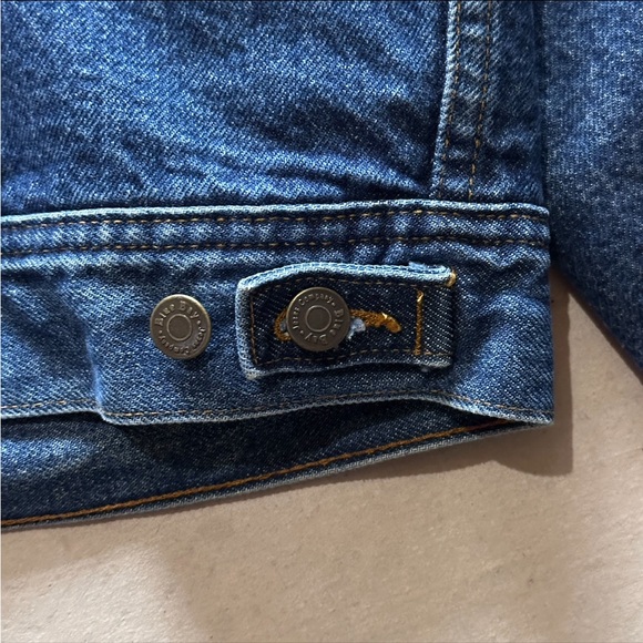 vintage blue jay blanket denim jacket - Picture 5 of 6